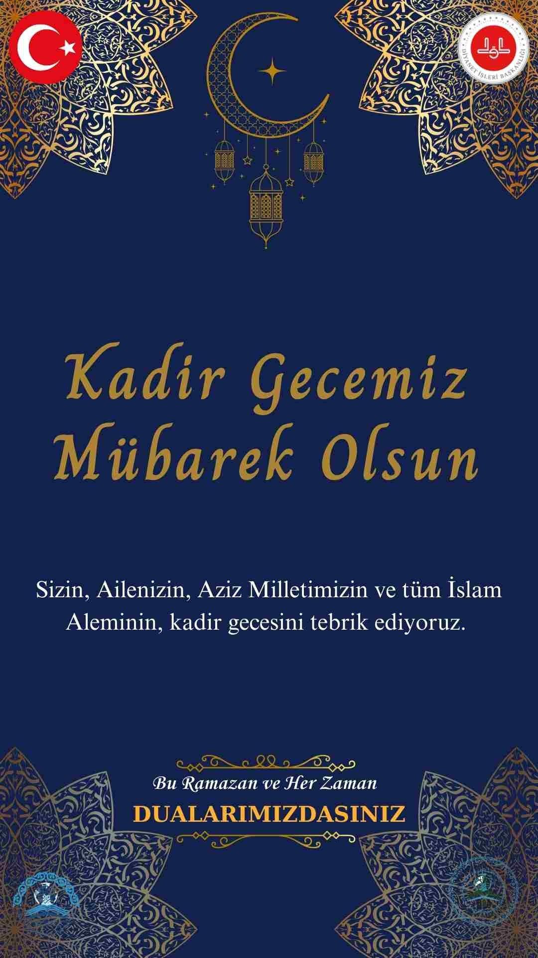 Kadir Gecemiz Mübarek Olsun