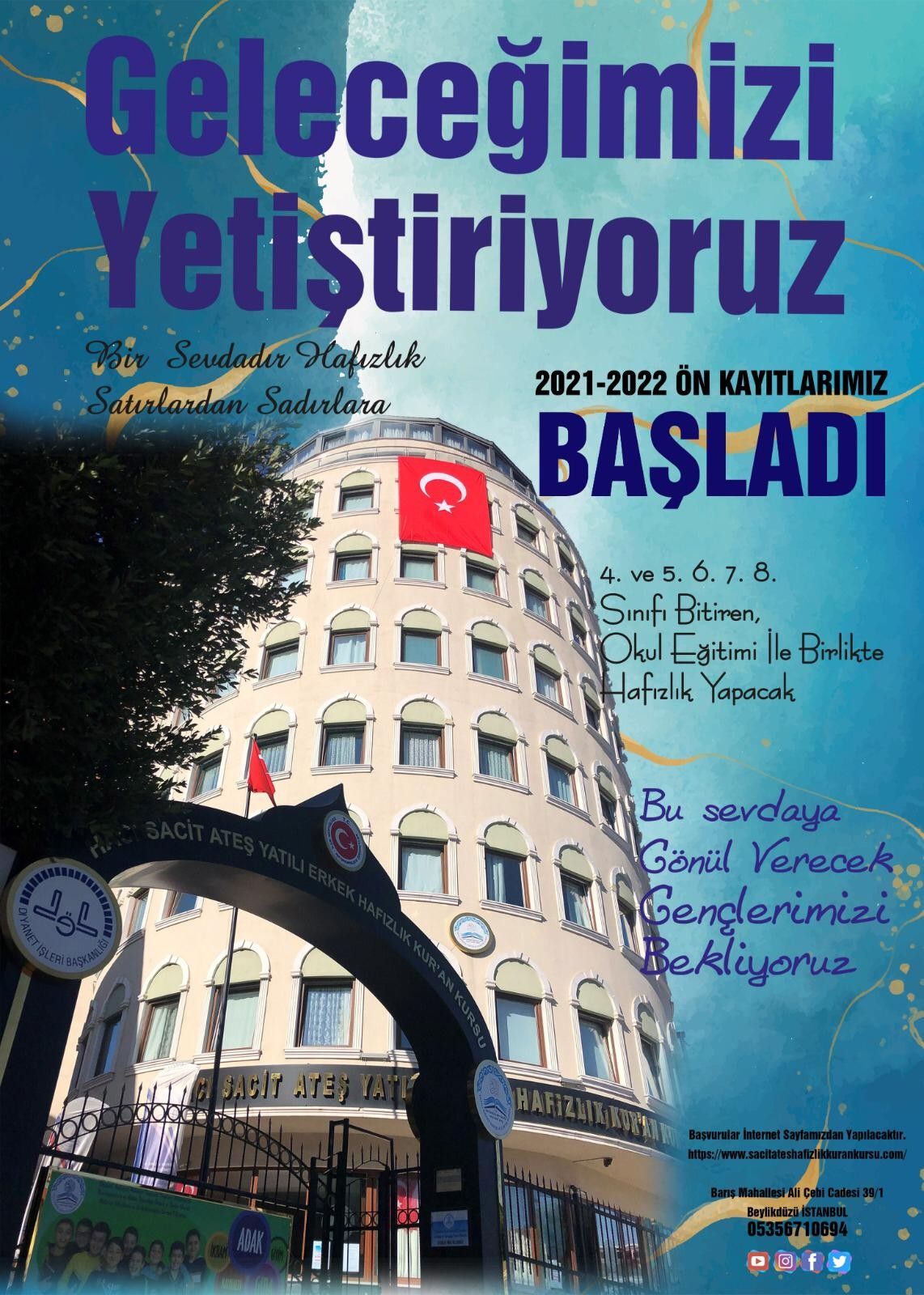 2021 - 2022 EĞİTİM ÖĞRETİM DÖNEMİ ÖN KAYIT BAŞVURULARI BAŞLADI