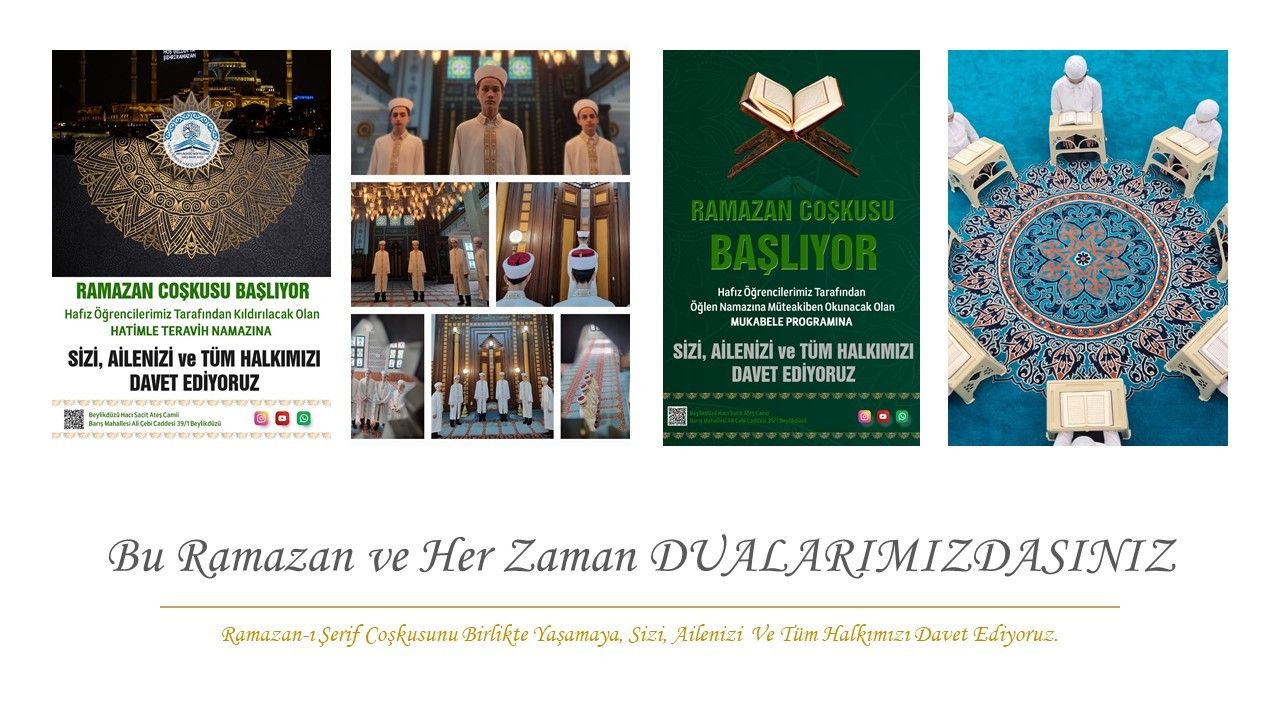 RAMAZAN-I ŞERİFİMİZ MÜBAREK OLSUN